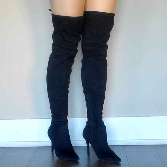 Aldo Asteille Stretch Fabric Over-the-knee Boots ๐ข - Picture 3 of 15